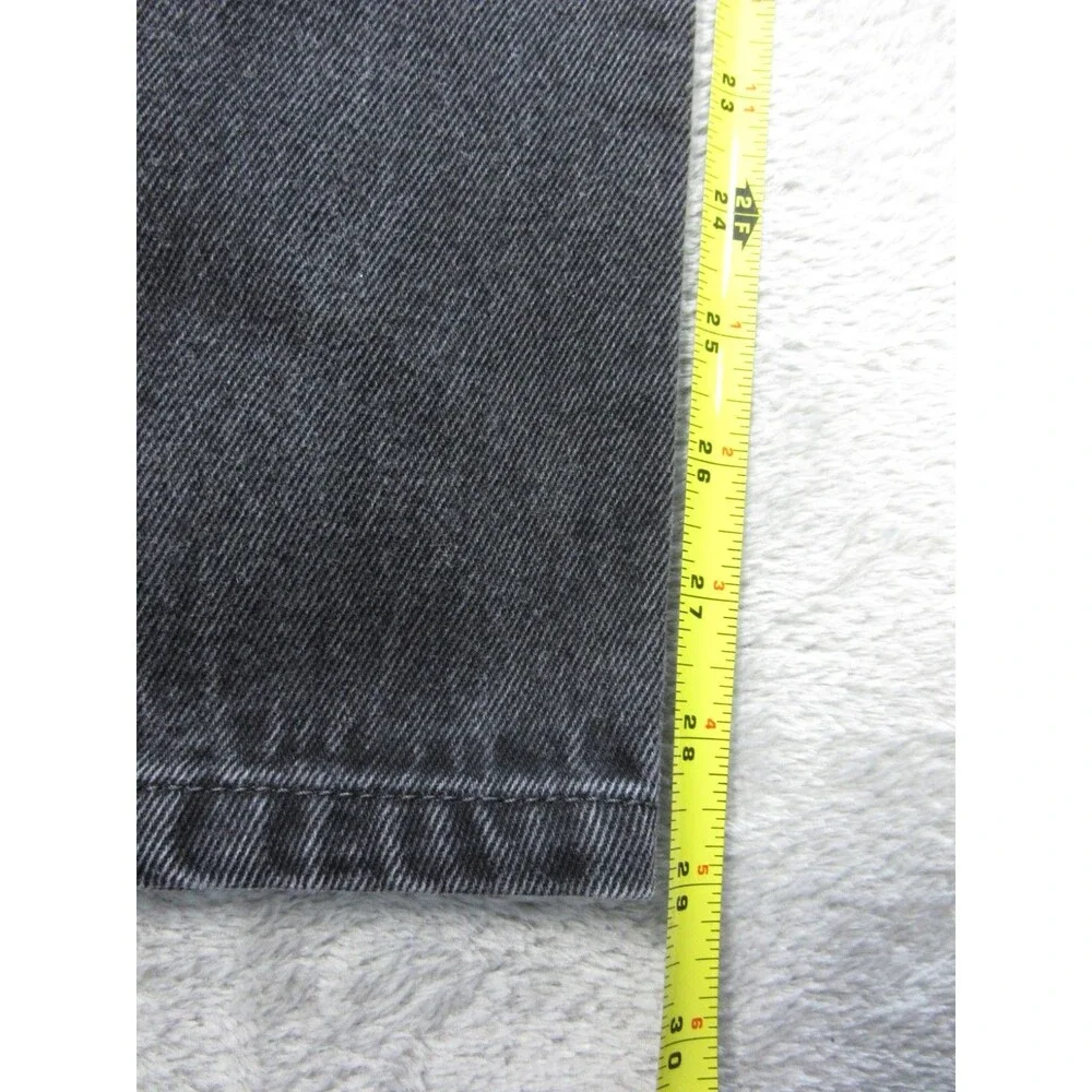 Levis 505 Jeans Mens 32x29 (Tag 34x32) Straight Leg Black Fly Zipper